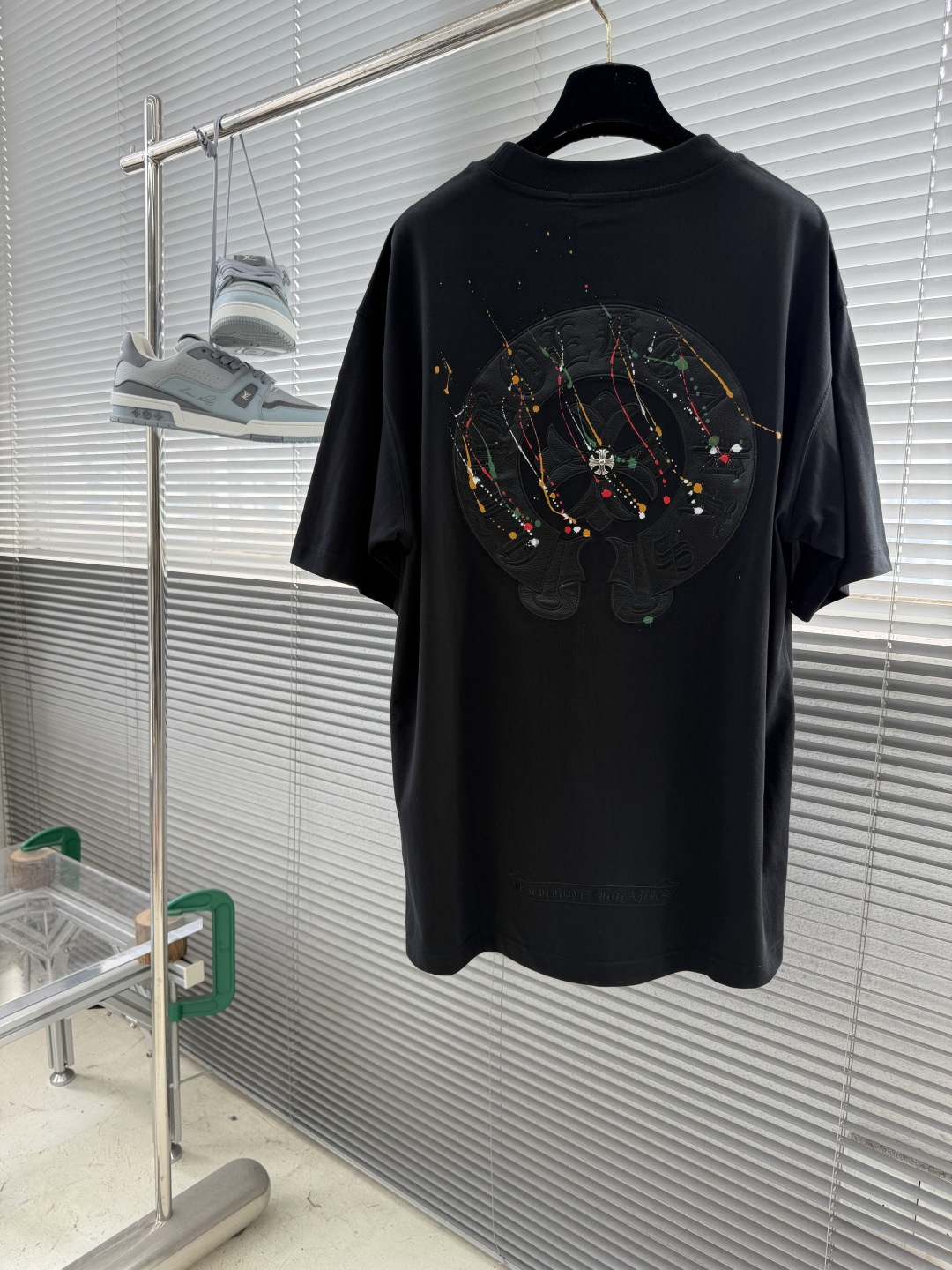 Chrome Hearts Graffiti Logo T-Shirt - Image 4